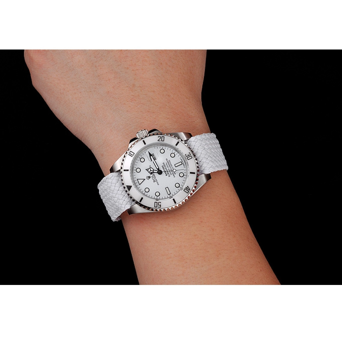 Best AAA Replica Sites 1453867 Bamford Bracelet Dial White White Rolex Fabric Submariner 0814